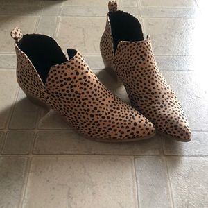 Leopard print ankle boots 🐆